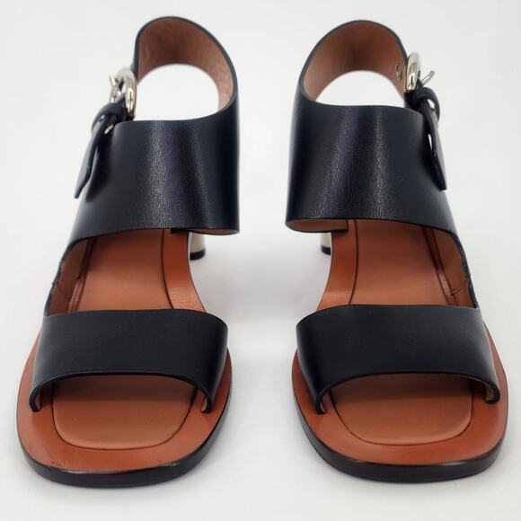 Céline by Phoebe Philo Silver Heel Leather Sandals 38.5 – Made in Italy - Picture 3 of 16